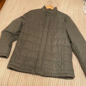 Banana Republic gray puffer jacket